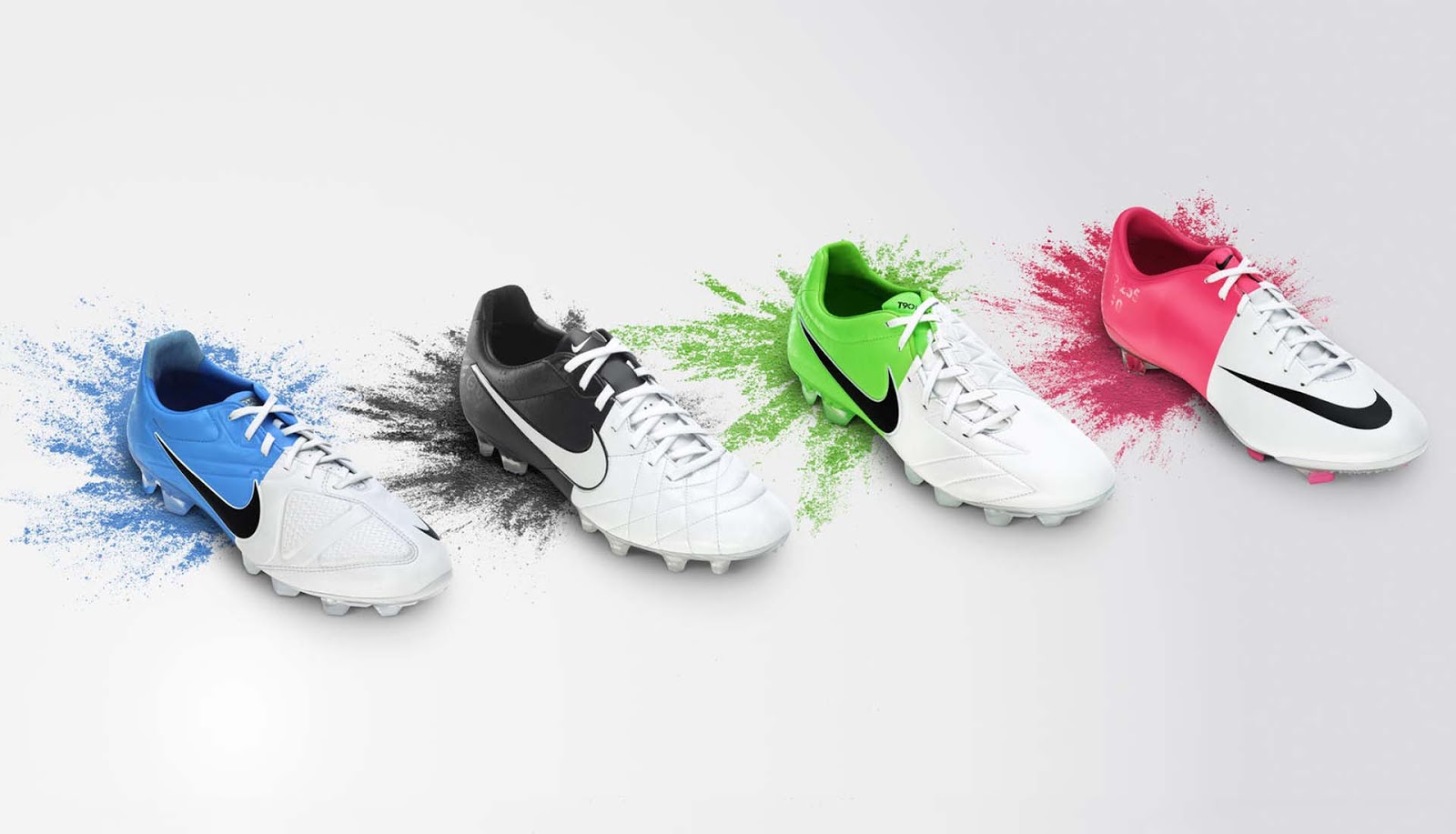 Classy White Black Euro 2012 Inspired Nike Premier II Boots